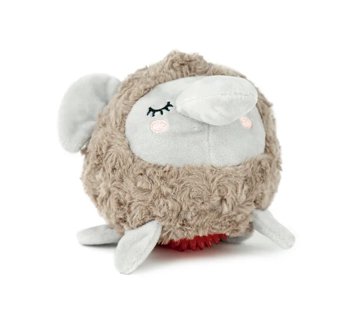 Peluche con pelota Bebé elefante - 17 x 16 cm