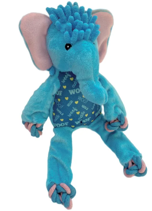 Peluche León y elefante - Azul 14 x 26 cm