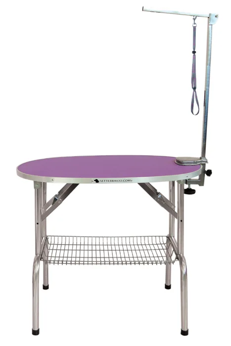 Mesa plegable Oval - Lila