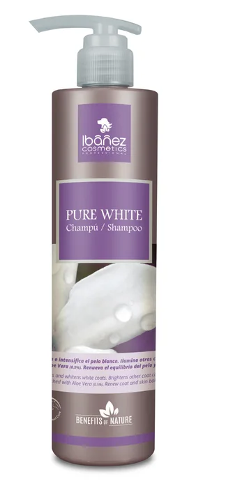 Champú pelo blanco y tonos claros PURE WHITE - 500 ml