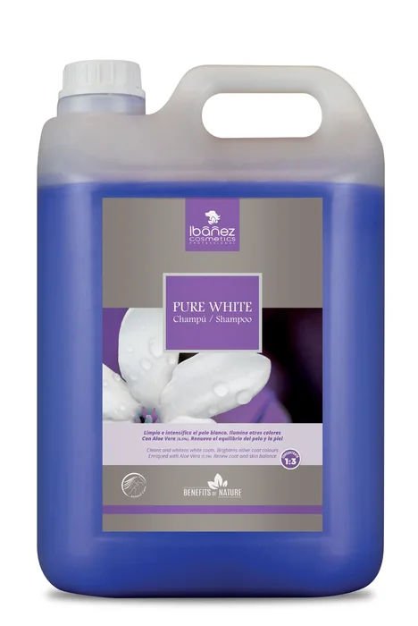Champú pelo blanco y tonos claros PURE WHITE - 5 L