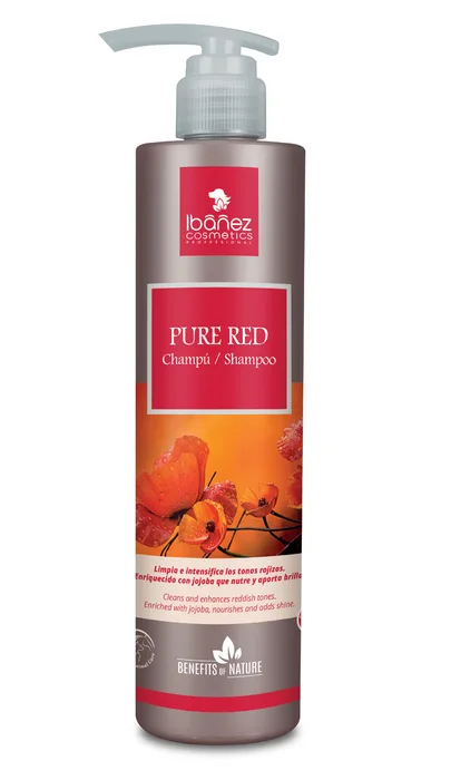 Champú mantos rojizos PURE RED - 500 ml